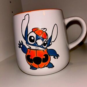 Stitch Pumpkin coffee mug